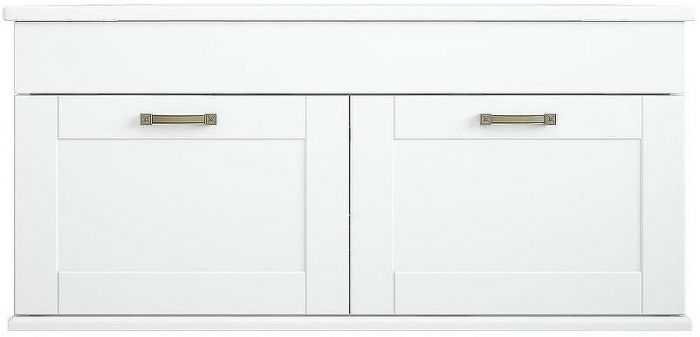 Тумба с раковиной Sanflor Ванесса 95 С15327 подвесная Белая