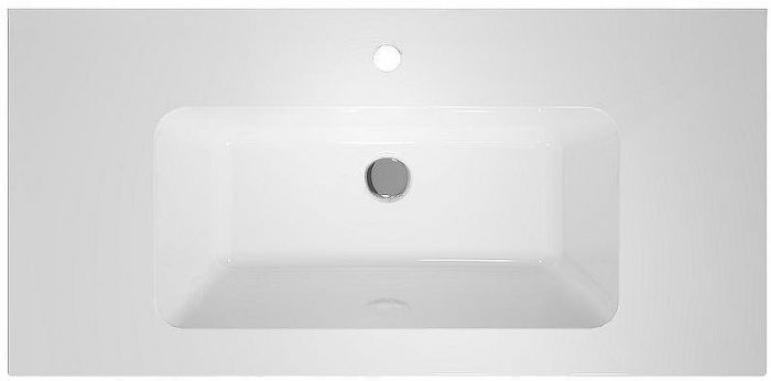 Тумба с раковиной Sanflor Ванесса 95 С15327 подвесная Белая