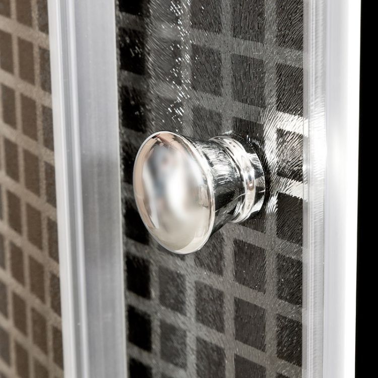 Душевая кабина Deto L 810 стандартная BLACK 100x100x215