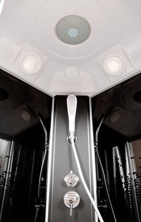 Душевая кабина Deto L 810 стандартная BLACK 100x100x215