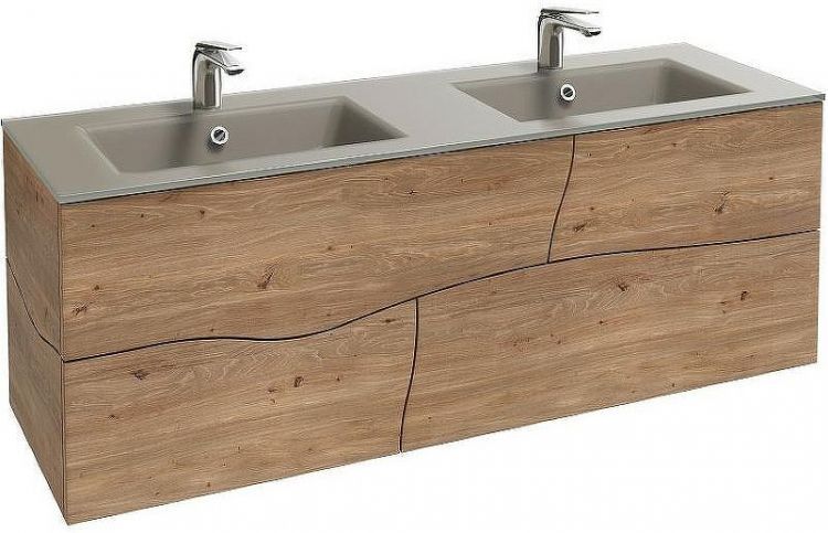 Тумба под раковину Jacob Delafon Sherwood 140 EB1835RU-P6 подвесная Натуральный дуб