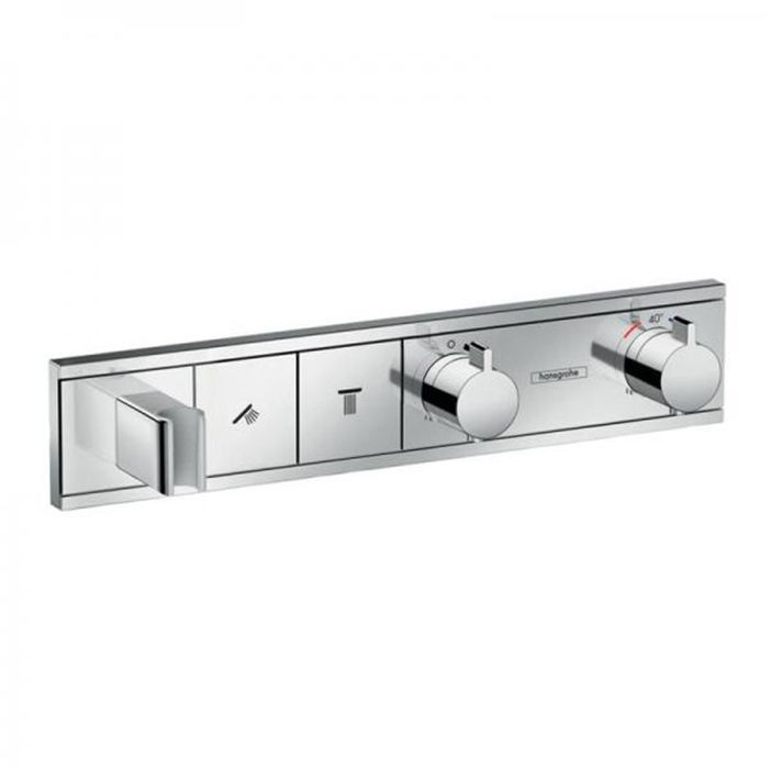 Hansgrohe RainSelect Смеситель для душа, термостатический, 2 источника, СМ, внешняя часть, цвет: хром