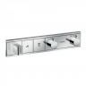 Hansgrohe RainSelect Смеситель для душа, термостатический, 2 источника, СМ, внешняя часть, цвет: хром