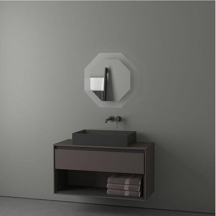 Зеркало Evoform Ledshine 60x60 BY 2503 с подсветкой 19 W - без выключателя - нейтральный белый свет