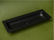 Раковина накладная CERAMICANOVA Grace прямоугольная, без отверстия цвет черный матовый, CN7016MBwx