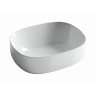 Умывальник CERAMICANOVA Element чаша накладная овальная 460x350x155 мм CN6018