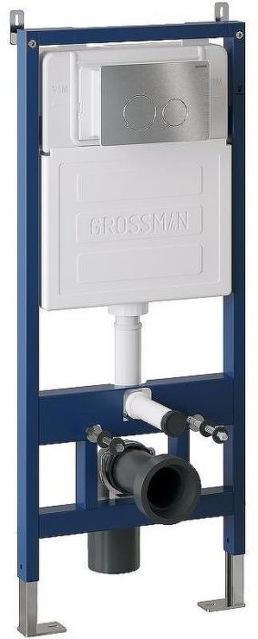 Клавиша смыва Grossman Style 700.K31.05.12M.12M Хром сатиновый