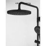 Душевая система Abelsberg Lineara SNS52790MB с термостатом цвет Вулканический черный