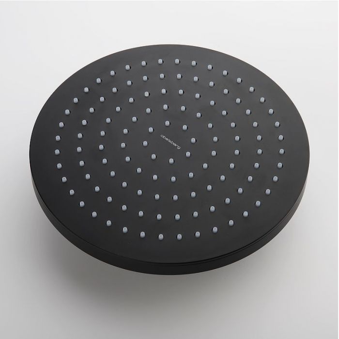 Душевая система Abelsberg Lineara SNS52790MB с термостатом цвет Вулканический черный