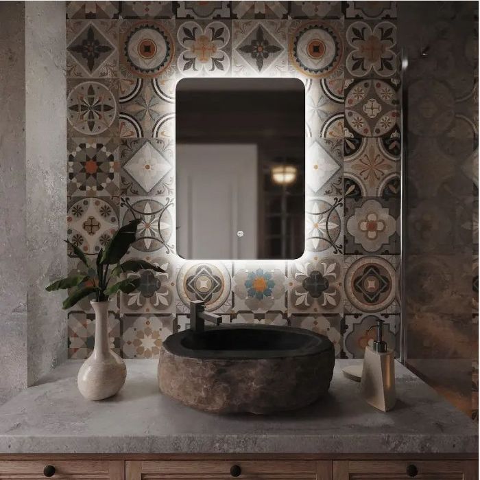 Зеркало Mixline Алон 50 550229 с подсветкой с сенсорным выключателем