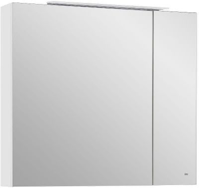 Зеркальный шкаф Roca Oleta 80 A857647806 с подсветкой Белый глянец
