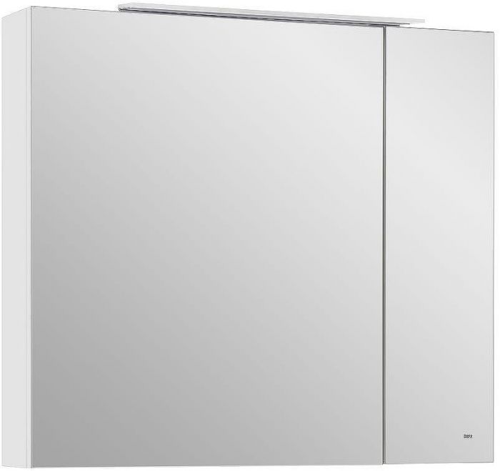 Зеркальный шкаф Roca Oleta 80 A857647806 с подсветкой Белый глянец