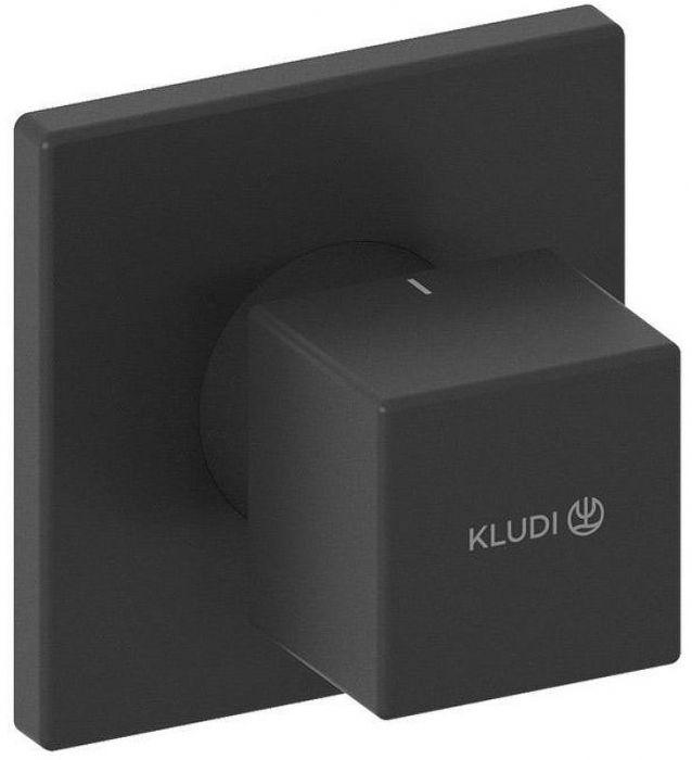 Запорный вентиль Kludi Decus 548163975 Черный матовый