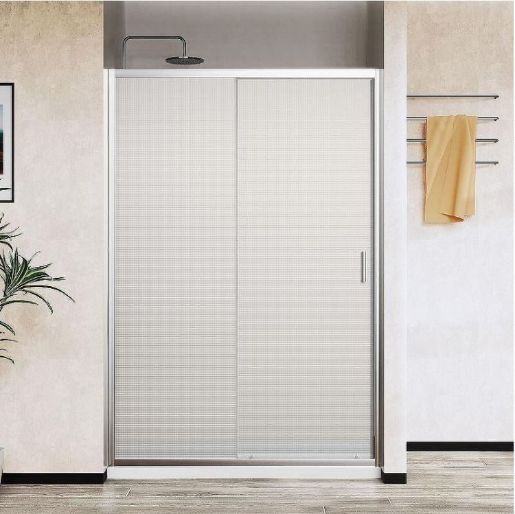 Душевая дверь Vincea City 130 VDS-5CT130MT профиль Хром стекло текстурное