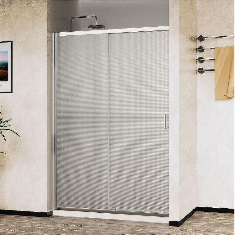 Душевая дверь Vincea City 130 VDS-5CT130MT профиль Хром стекло текстурное