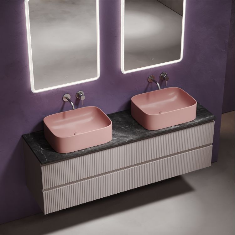 Столешница для ванной комнаты SANCOS из керамогранита SANCOS Black Sky 1600х460 без отверстия под смеситель,TT160A1 Столешница для ванной комнаты SANCOS из керамогранита SANCOS Black Sky 1600х460 без отверстия под смеситель,TT160A1