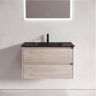 Тумба подвесная SANCOS под раковину Libra, дуб галифакс натуральный 790х450х500 мм, LB80EG
