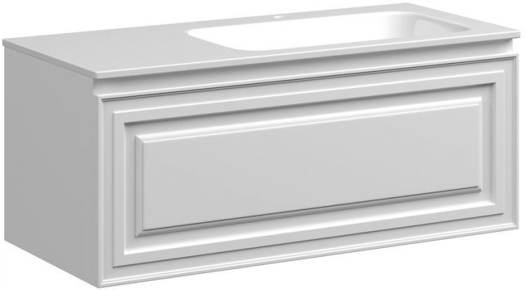 Тумба подвесная SANCOS под раковину Very правая, Bianco 995х445х406, VR100RW