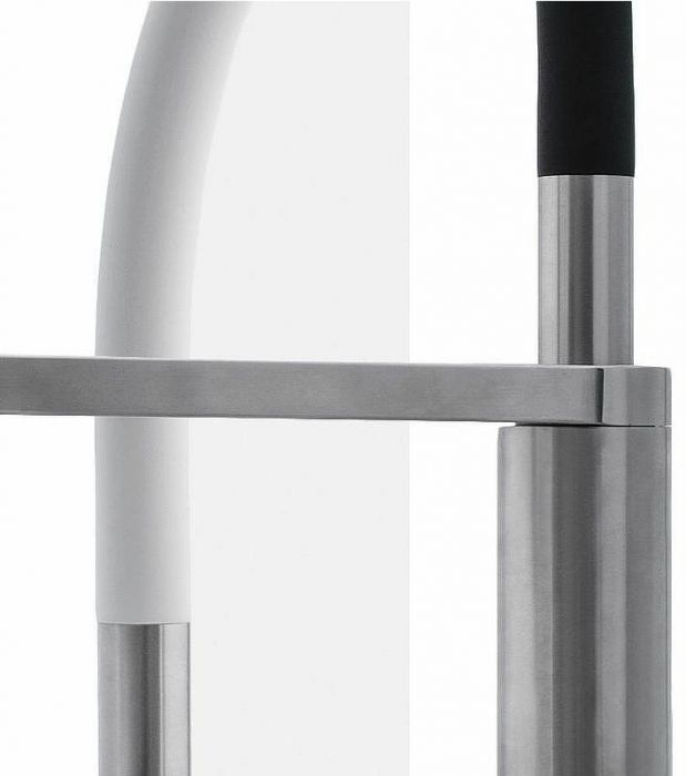 Смеситель для кухни Swedbe Selene Plus 8441 Нержавеющая сталь Белый