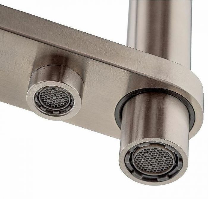 Смеситель для кухни Swedbe Selene Plus 8441 Нержавеющая сталь Белый