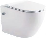 Унитаз биде SantiLine SL-5002SM-BD подвесной Белый с сиденьем Микролифт