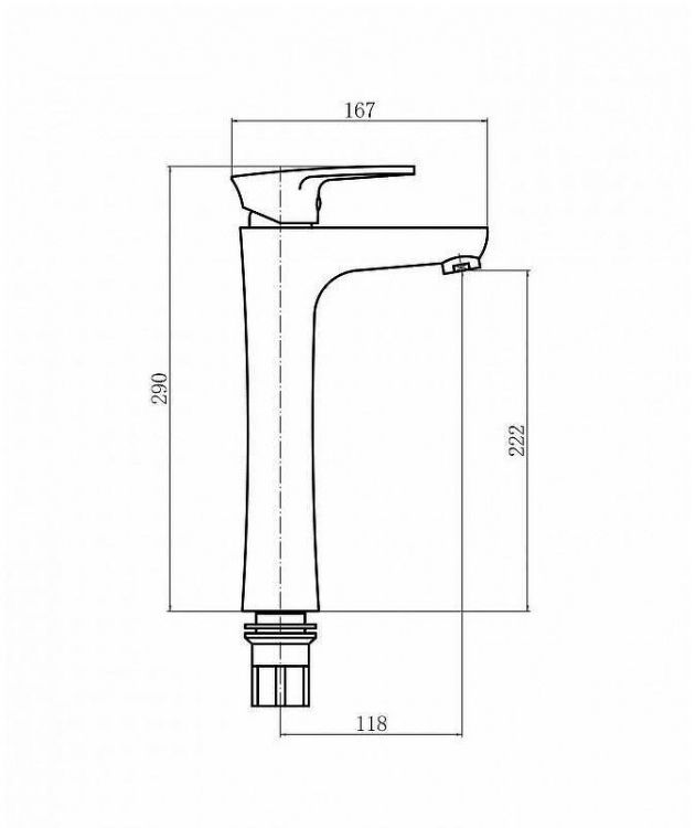 Смеситель для раковины Plstart PL3005-8 цвет Белый Смеситель для раковины Plstart PL3005-8 цвет Белый