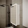 Зеркальный шкаф Mixline Фиджи Flip 60 551661 с подсветкой цвет Белый