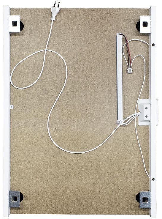 Зеркальный шкаф Mixline Фиджи Flip 60 551661 с подсветкой цвет Белый