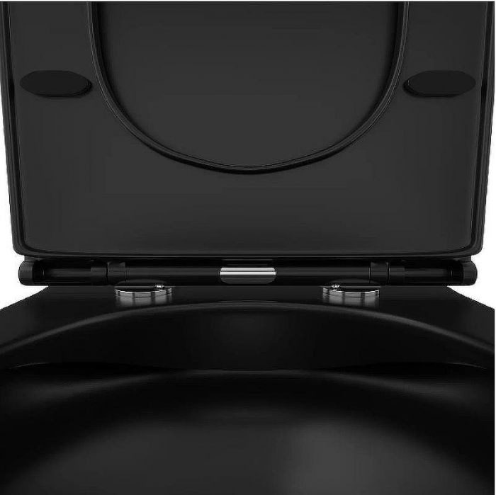 Комплект унитаза Owl 1975 Vind Cirkel-H OWLT190305 с сиденьем Микролифт и инсталляцией Jacob Delafon E29025-NF+E4316-CP с клавишей смыва Хром