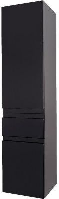 Шкаф пенал Jacob Delafon Madeleine 35 L EB2069G-J53 подвесной Черный матовый