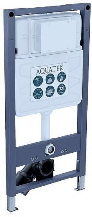 Инсталляция Aquatek Pneumo S50 INSP-0000001 для унитаза без клавиши смыва