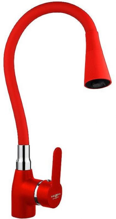 Смеситель для кухни Melodia della vita Ostessa MDV40617Red Красный