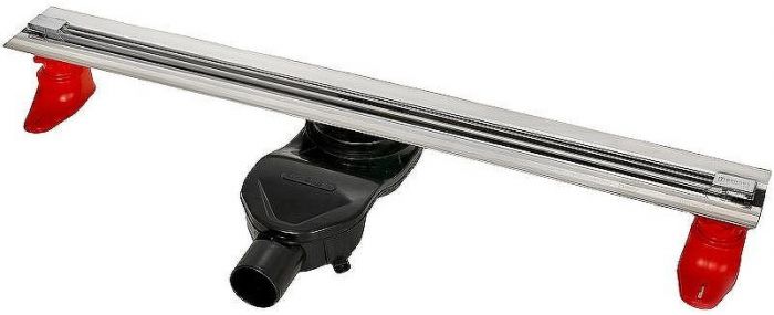 Душевой лоток Berges Super Slim 700 090153 с решеткой Хром матовый
