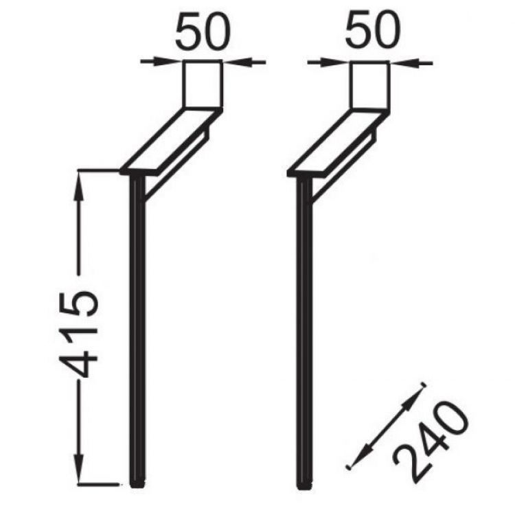 Ножки для мебели Jacob Delafon Nouvelle Vague EB3055-BLV