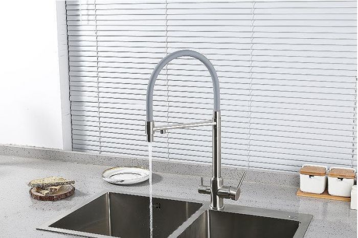 Смеситель для кухни Gappo G4399-5 Нержавеющая сталь Серый