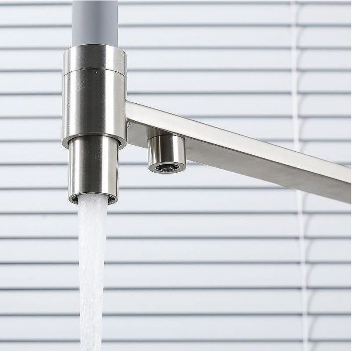 Смеситель для кухни Gappo G4399-5 Нержавеющая сталь Серый