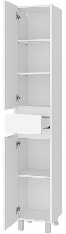 Шкаф пенал Misty Алиса 35 L Э-Али0501-01Л Белый