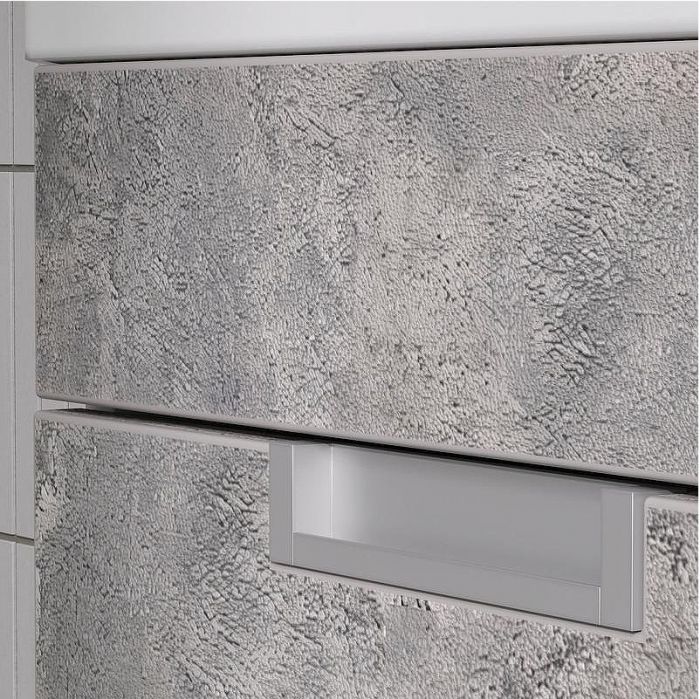 Тумба под раковину Volna Vario 40 tpVARIO.Z40.1D-09 подвесная цвет Цемент Белый