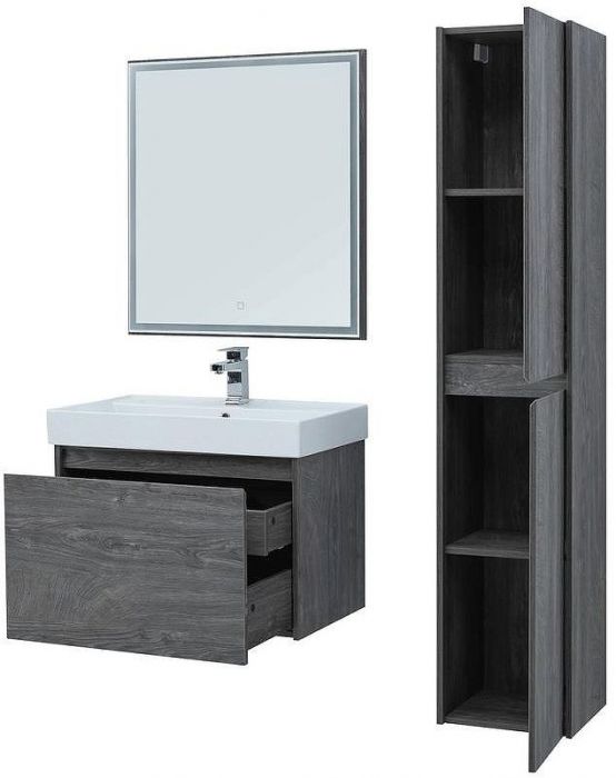 Комплект мебели для ванной Aquanet Nova Lite 60 242923 подвесной Дуб рошелье