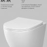 Комплект унитаза с инсталляцией AM.PM Like IS90201.801900 с сиденьем Микролифт и Белой глянцевой клавишей смыва