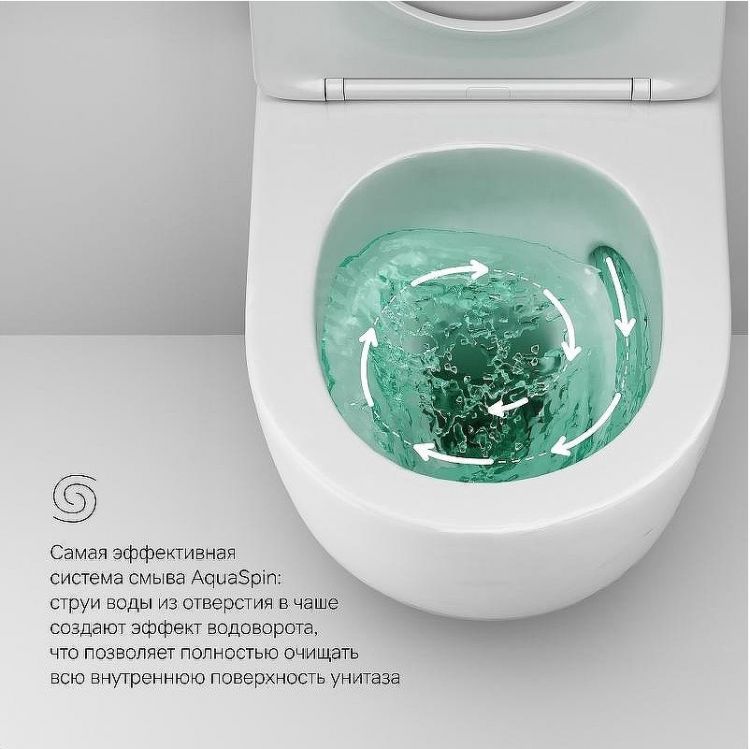 Комплект унитаза с инсталляцией AM.PM Like IS90201.801900 с сиденьем Микролифт и Белой глянцевой клавишей смыва