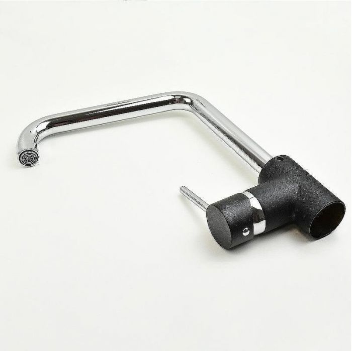 Смеситель для кухни Paini Cox 7844572CR599H1KM Черный матовый Хром