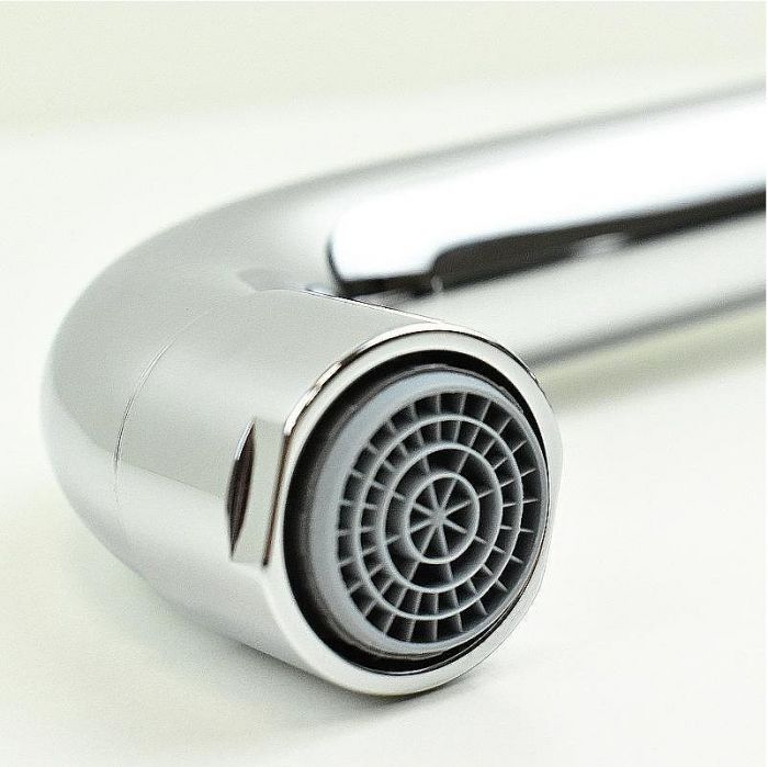 Смеситель для кухни Paini Cox 7844572CR599H1KM Черный матовый Хром