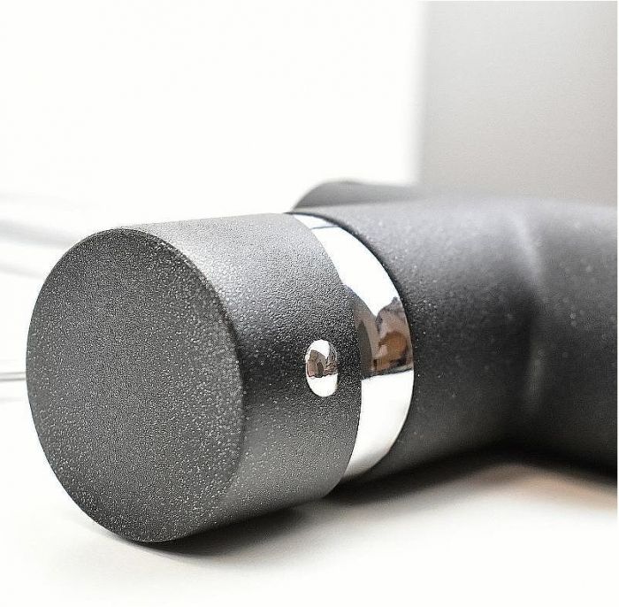 Смеситель для кухни Paini Cox 7844572CR599H1KM Черный матовый Хром