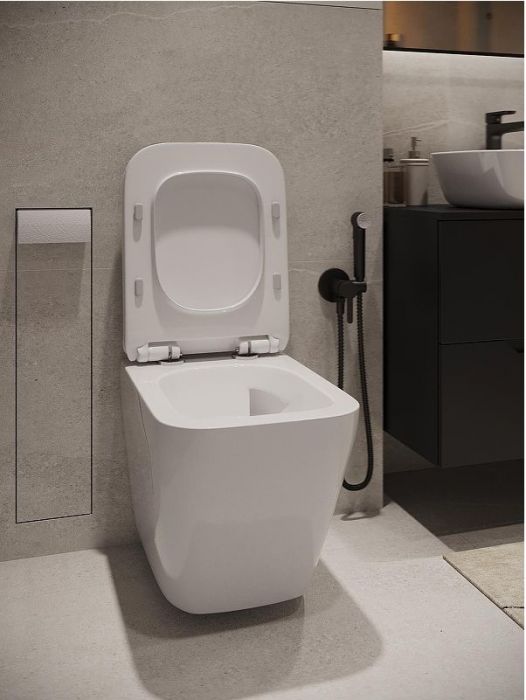 Комплект унитаза с инсталляцией Agger ATI10150+APB200 цвет Белый с сиденьем Микролифт и клавишей смыва цвет Хром