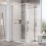 Душевой уголок Ravak Blix Slim BLSRV2-80 80x80 X1LM40C00Z1 профиль Хром стекло Transparent