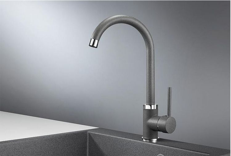 Смеситель для кухни Granula 2125 цвет Графит