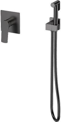 Гигиенический душ со смесителем Splenka S30.53.09 Графит матовый