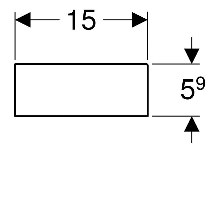Разделительная перегородка Geberit Smyle Square для выдвижного ящика (вставка), T-образное разделение, 32.3х5.9 см, цвет темно-серый Разделительная перегородка Geberit Smyle Square для выдвижного ящика (вставка), T-образное разделение, 32.3х5.9 см, цвет темно-серый
