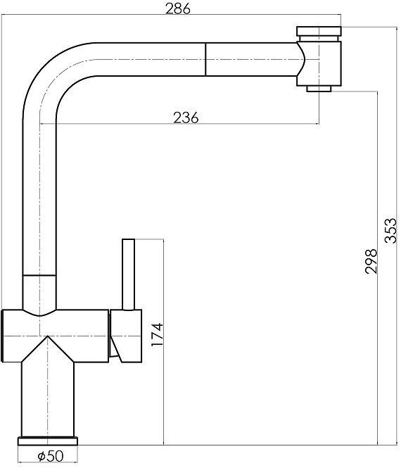 Смеситель для кухни Florentina Палермо 317.08H.1223.107 цвет Песочный Смеситель для кухни Florentina Палермо 317.08H.1223.107 цвет Песочный